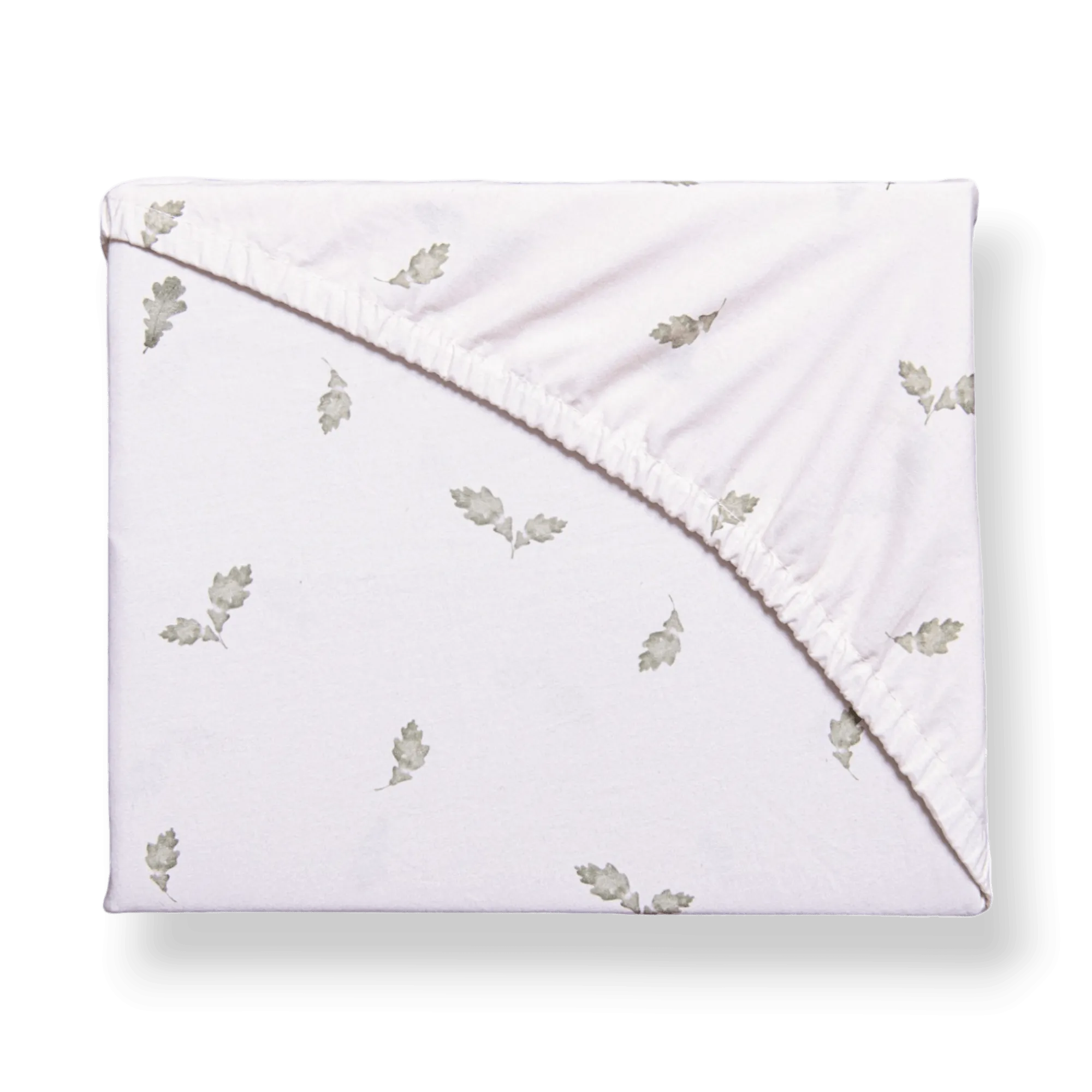 Woodland Leaf Cotton Fitted Bed Sheet