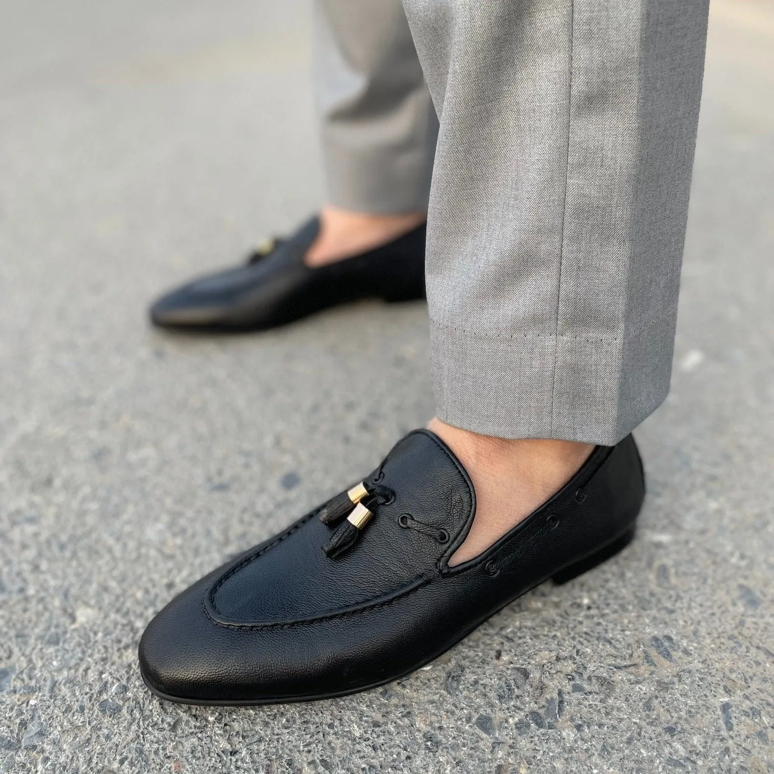 WS Pure leather Handmade Ascot Shoes 00501