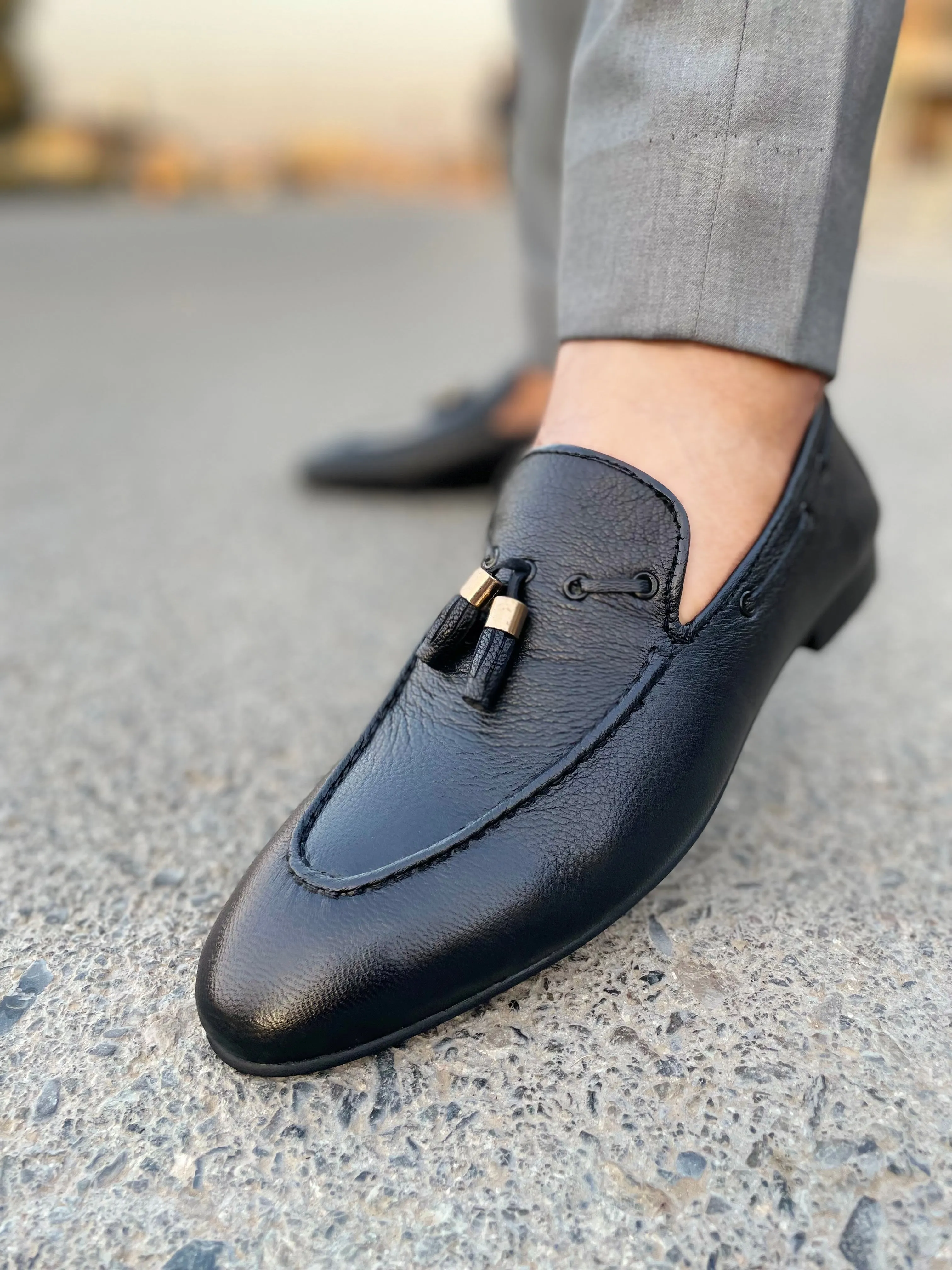 WS Pure leather Handmade Ascot Shoes 00501