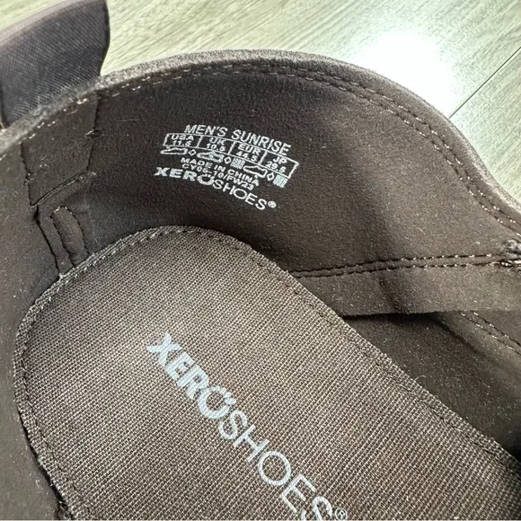 Xero Shoes Sunrise Men's Size 11.5 Brown Casual Shoes Slip On Shoes- NWOB