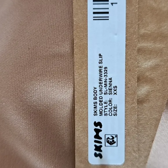 XXSMALL   SKIMS UNDERWIRE SLIP DRESS