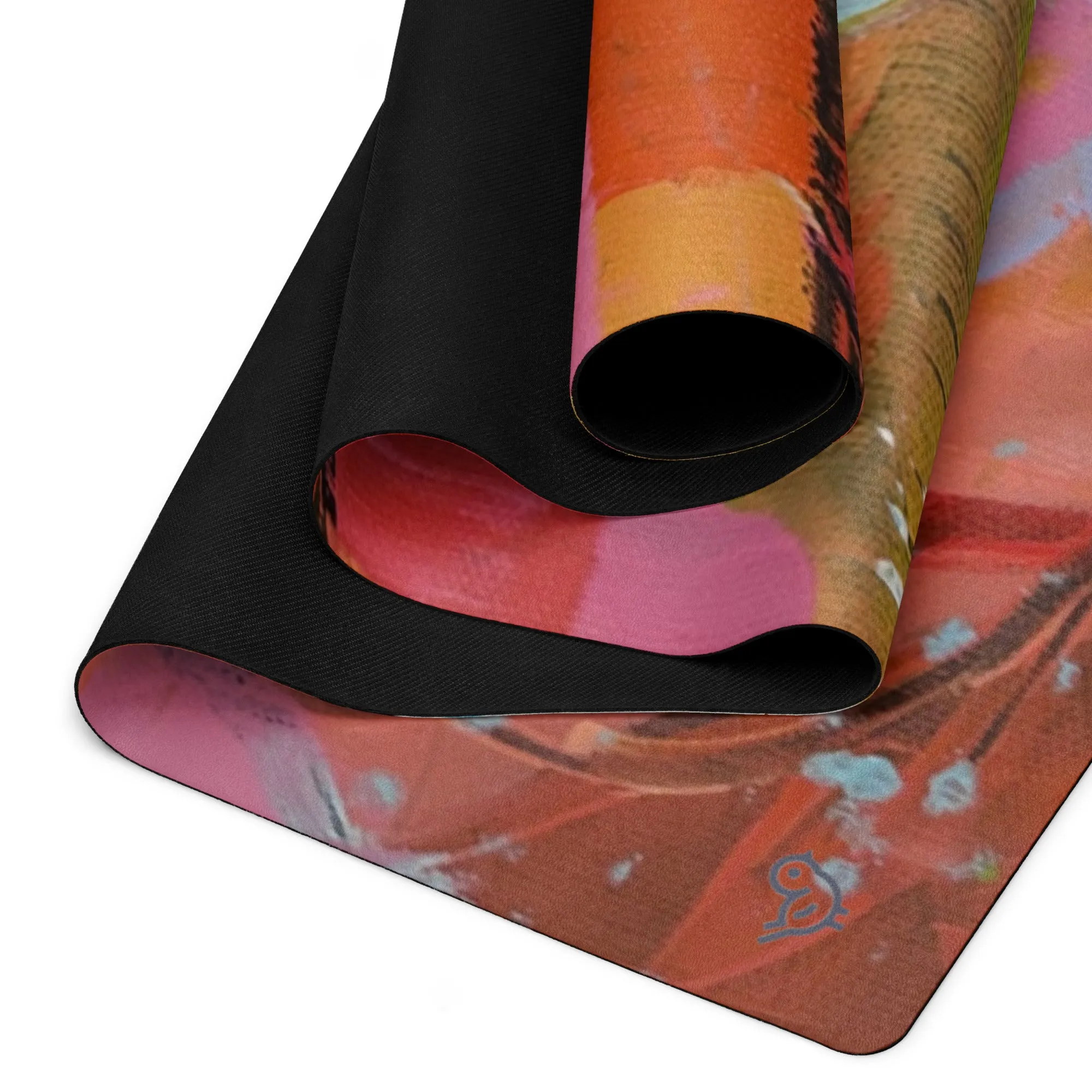 Yoga Mat w Circles in the Sand