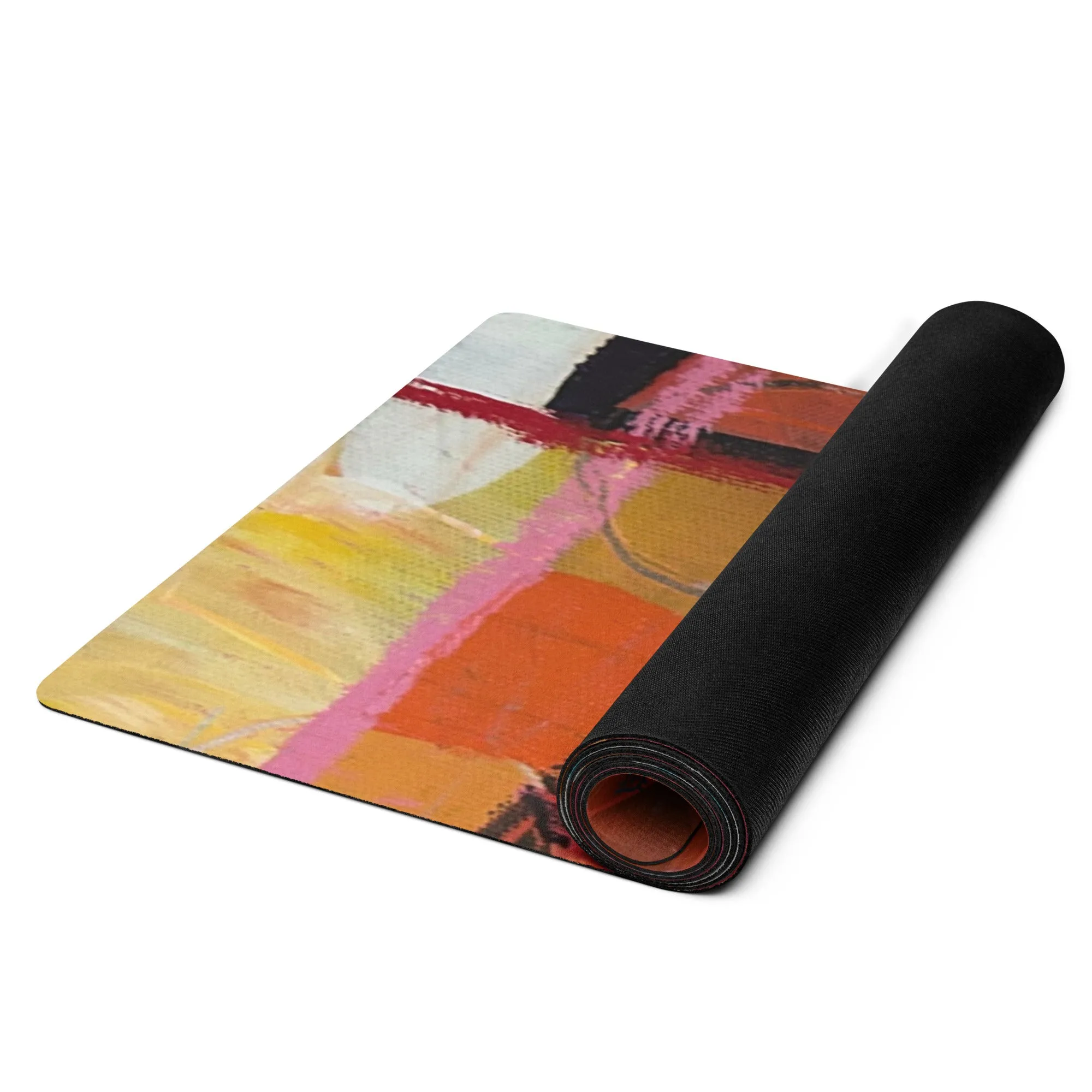 Yoga Mat w Circles in the Sand