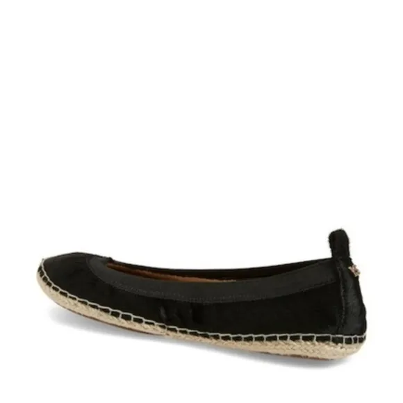 Yosi Samra Foldable Calf Hair Espadrille Flat