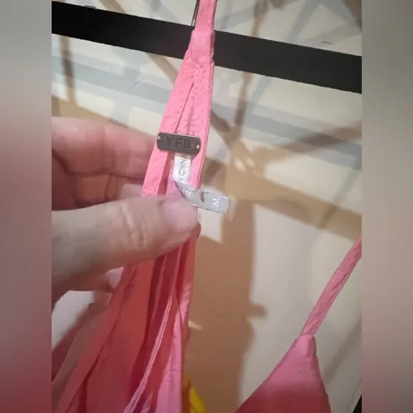 Young Fabulous &amp; Broke Barbiecore Pink Summer Event Siren Slip Dress M NWT
