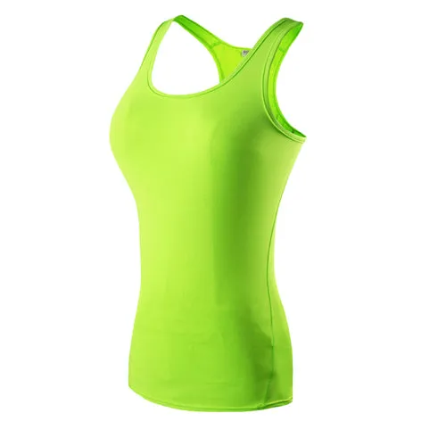 Yuerlian Fitness Yoga Quick Dry Sleeveless Sportswear Blouse | Running Vest Workout Crop Top Female T-Shirt
