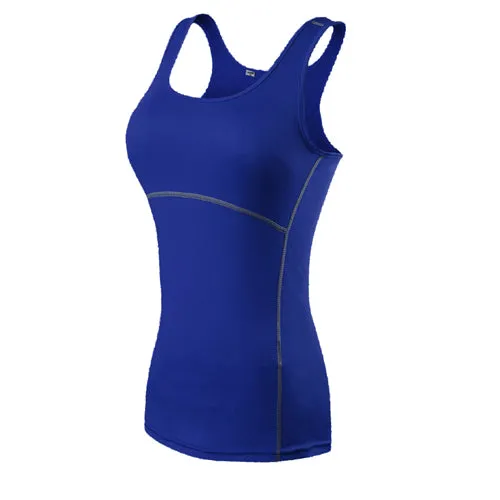 Yuerlian Fitness Yoga Quick Dry Sleeveless Sportswear Blouse | Running Vest Workout Crop Top Female T-Shirt