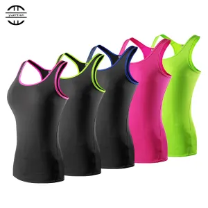 Yuerlian Fitness Yoga Quick Dry Sleeveless Sportswear Blouse | Running Vest Workout Crop Top Female T-Shirt