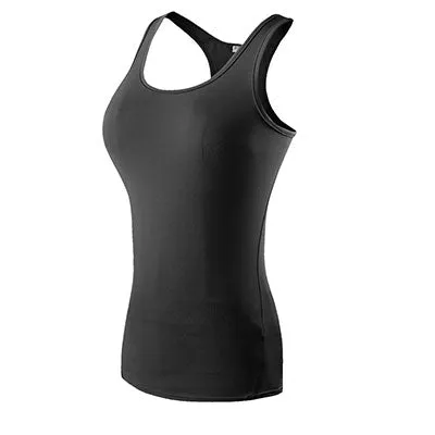 Yuerlian Fitness Yoga Quick Dry Sleeveless Sportswear Blouse | Running Vest Workout Crop Top Female T-Shirt
