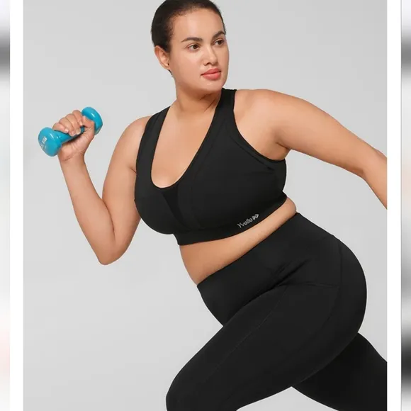 Yvette Cross Back Padded Running Bra, Bundle of 3