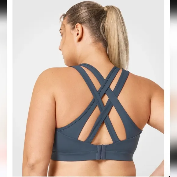 Yvette Cross Back Padded Running Bra, Bundle of 3
