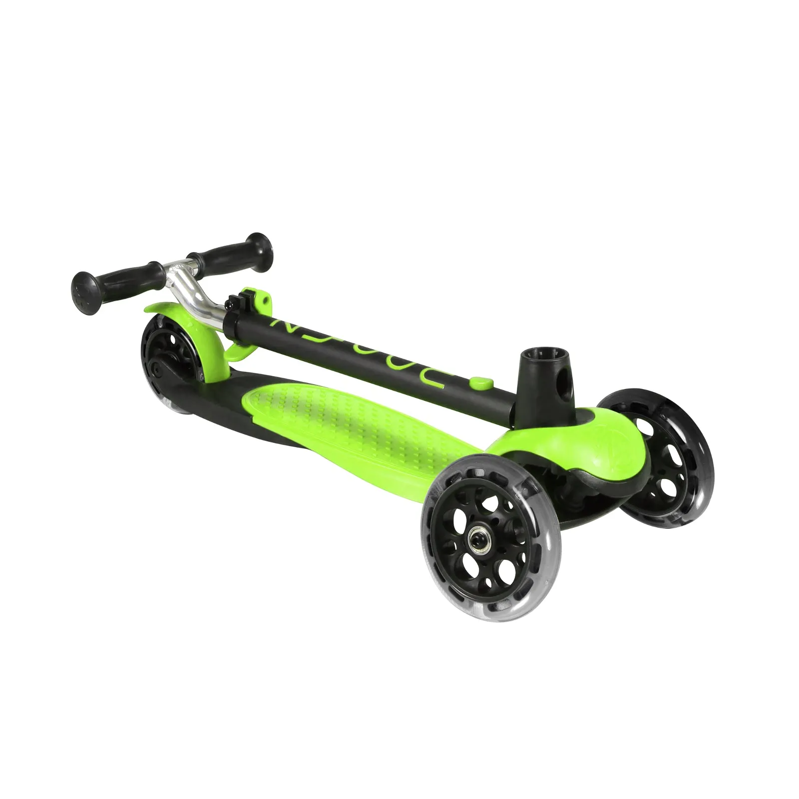 Zycom Zing Kids Scooter with Light Up Wheels - Green/Black